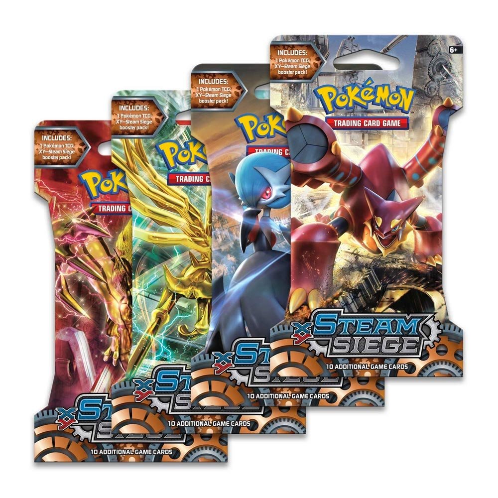 Pokemon Cards - Steam Siege Booster Sleeved Pack