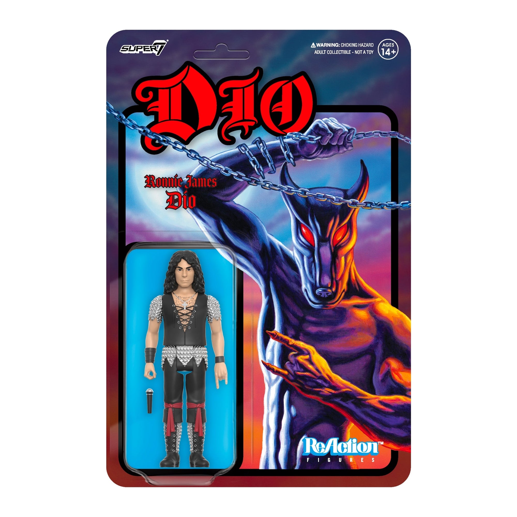 DIO Ronnie James W1 ReAction Figure - DIO by Super7