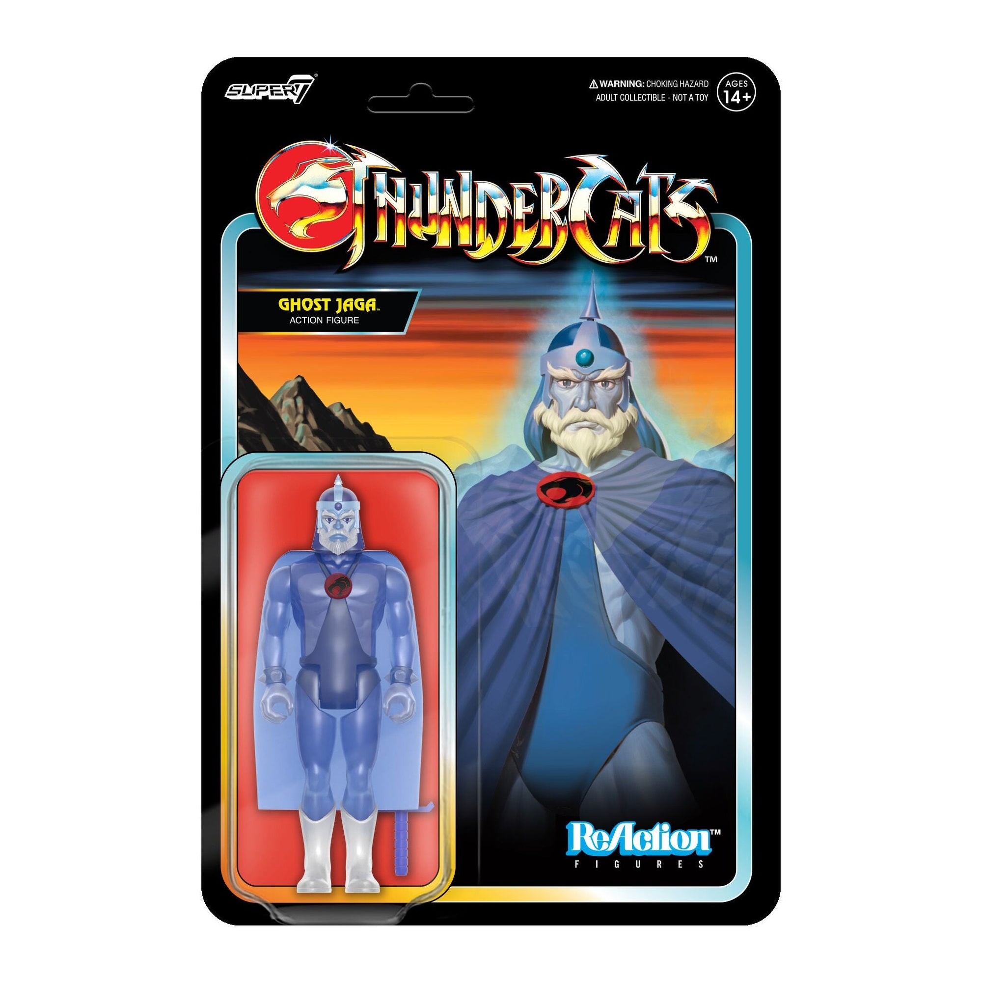 Ghost Jaga (Translucent) ReAction Figure - Thundercats by Super7