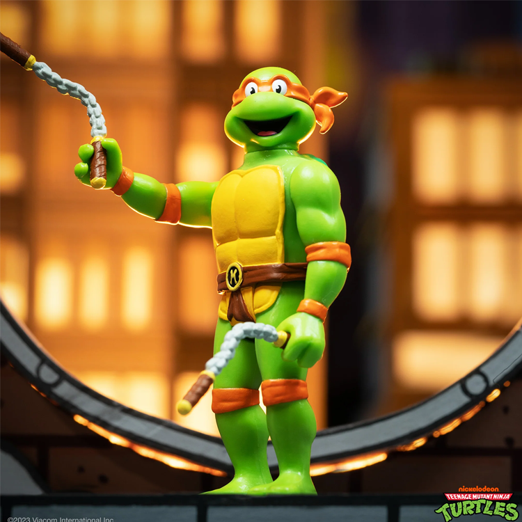 Michelangelo (Cartoon) - Teenage Mutant Ninja Turtles by Super7
