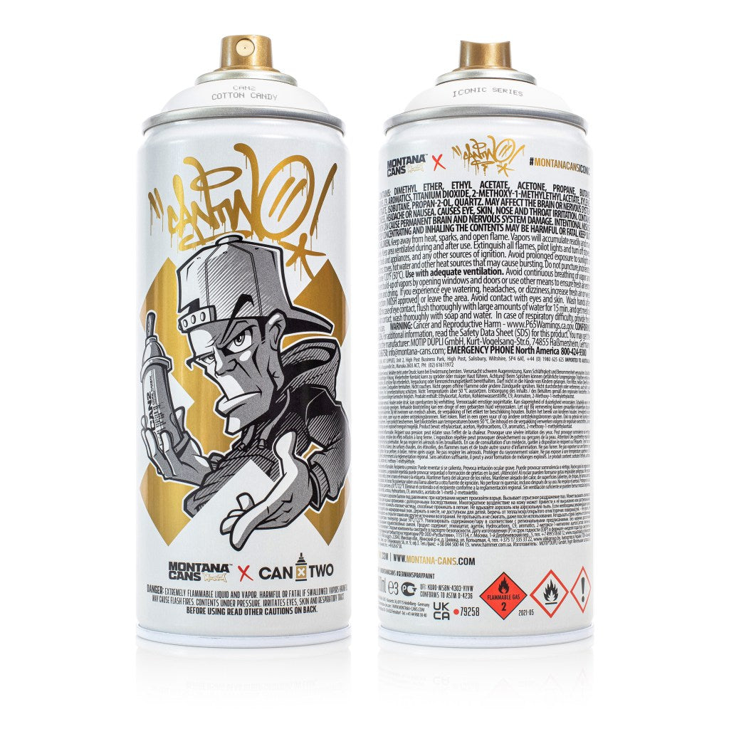 Cantwo Montana Gold - Can2 Cotton Candy Collectors Spray Paint