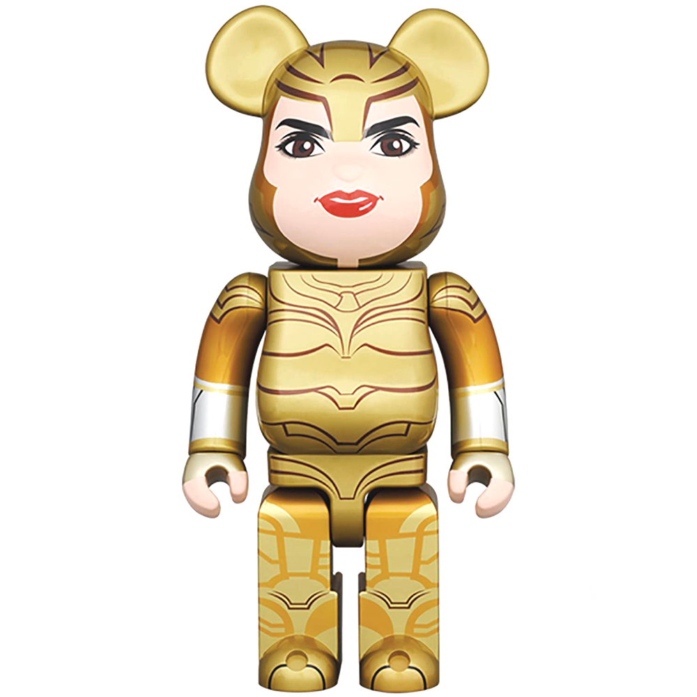 DC Wonder Women Golden Armor 400% Bearbrick by Medicom Toy