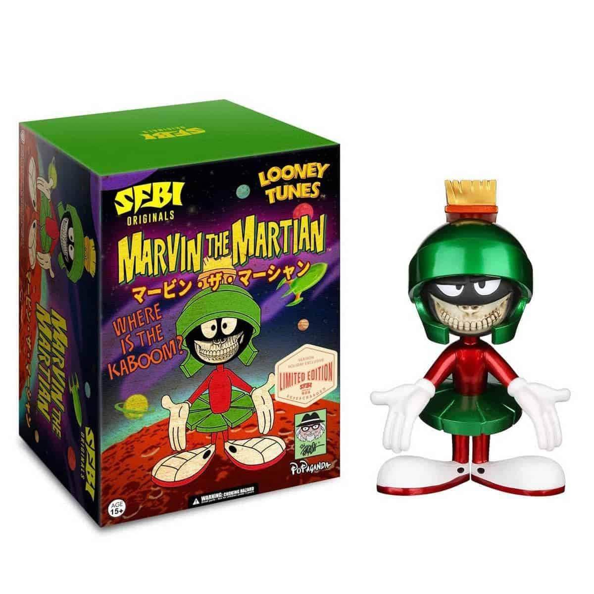 Marvin the Martian Grin - Holiday Metallic Exclusive Version - Ron English