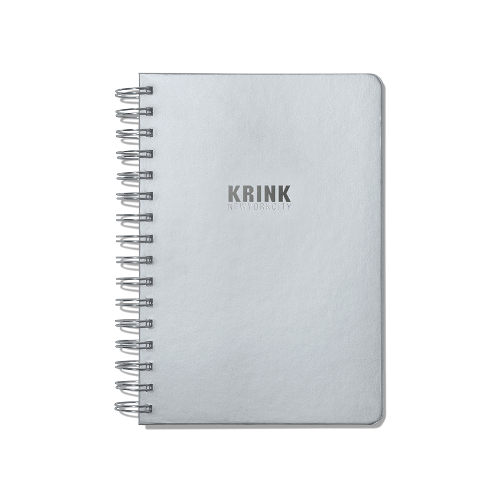 Krink Spiral Notebook - A5, 5.8 x 8.3 inches with 200 lined pages super smooth paper