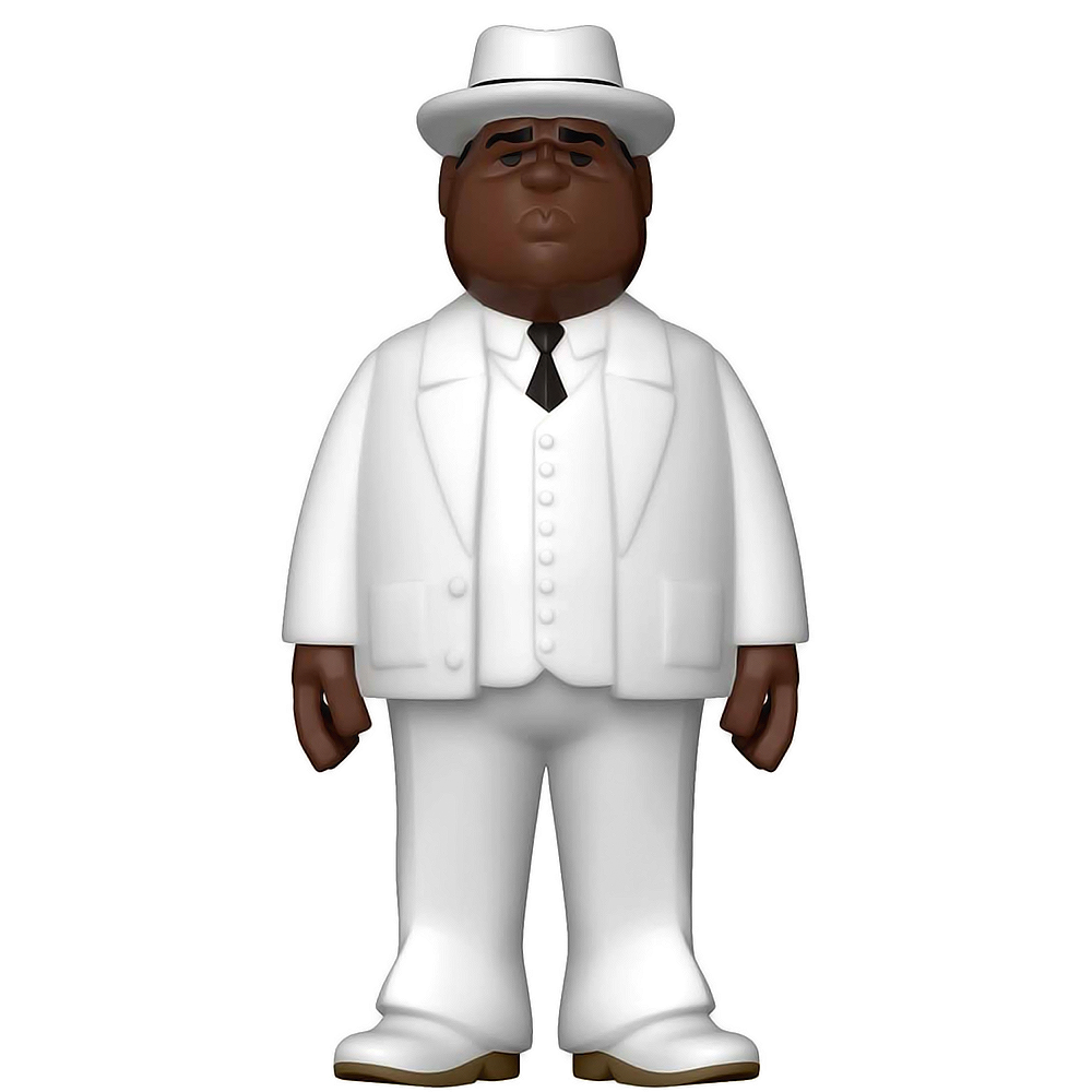 Notorious B.I.G. in White Suit 12''Tall - Gold Funko Premium Vinyl Figure