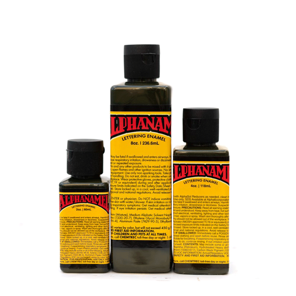 Dark Olive Alphanamel Enamel Paint by Alpha 6 Corps