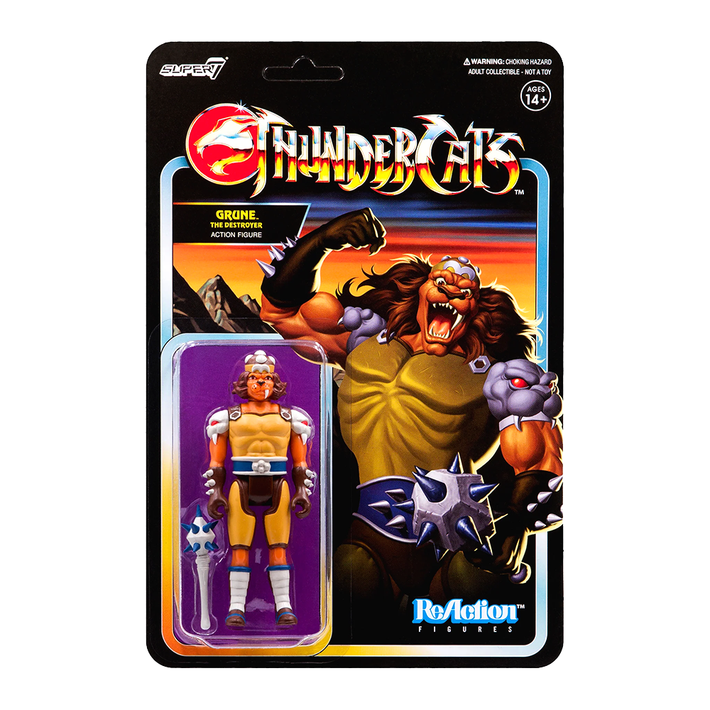 Grune The Destroyer ReAction Figure - Thundercats by Super7
