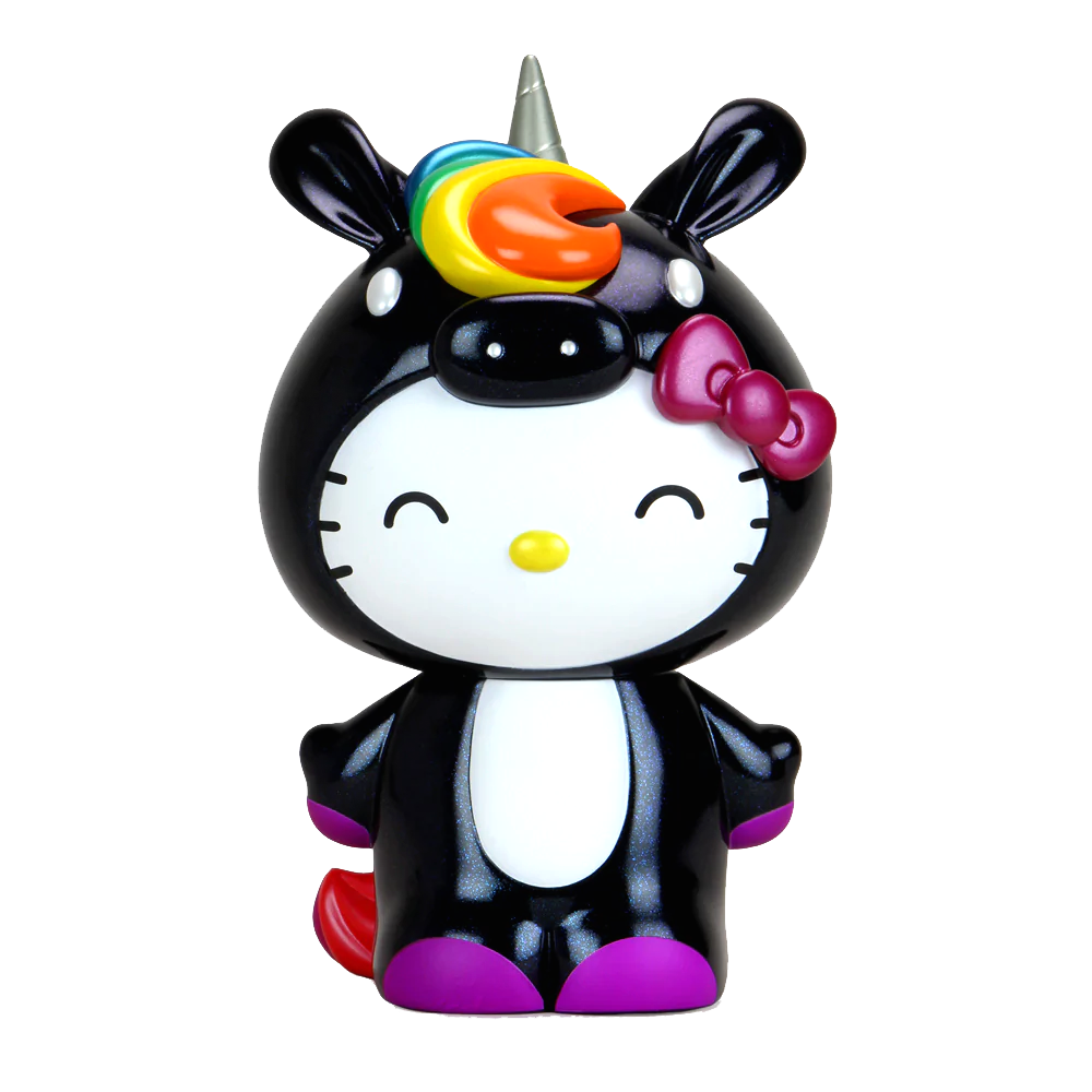 Hello Kitty® Unicorn 8" vinyl art figure - Midnight Rainbow Edition