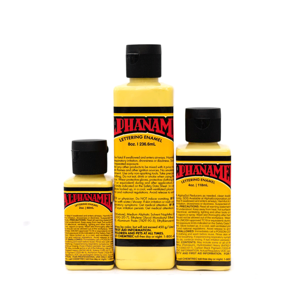 Lemon Sherbet Alphanamel Enamel Paint by Alpha 6 Corp