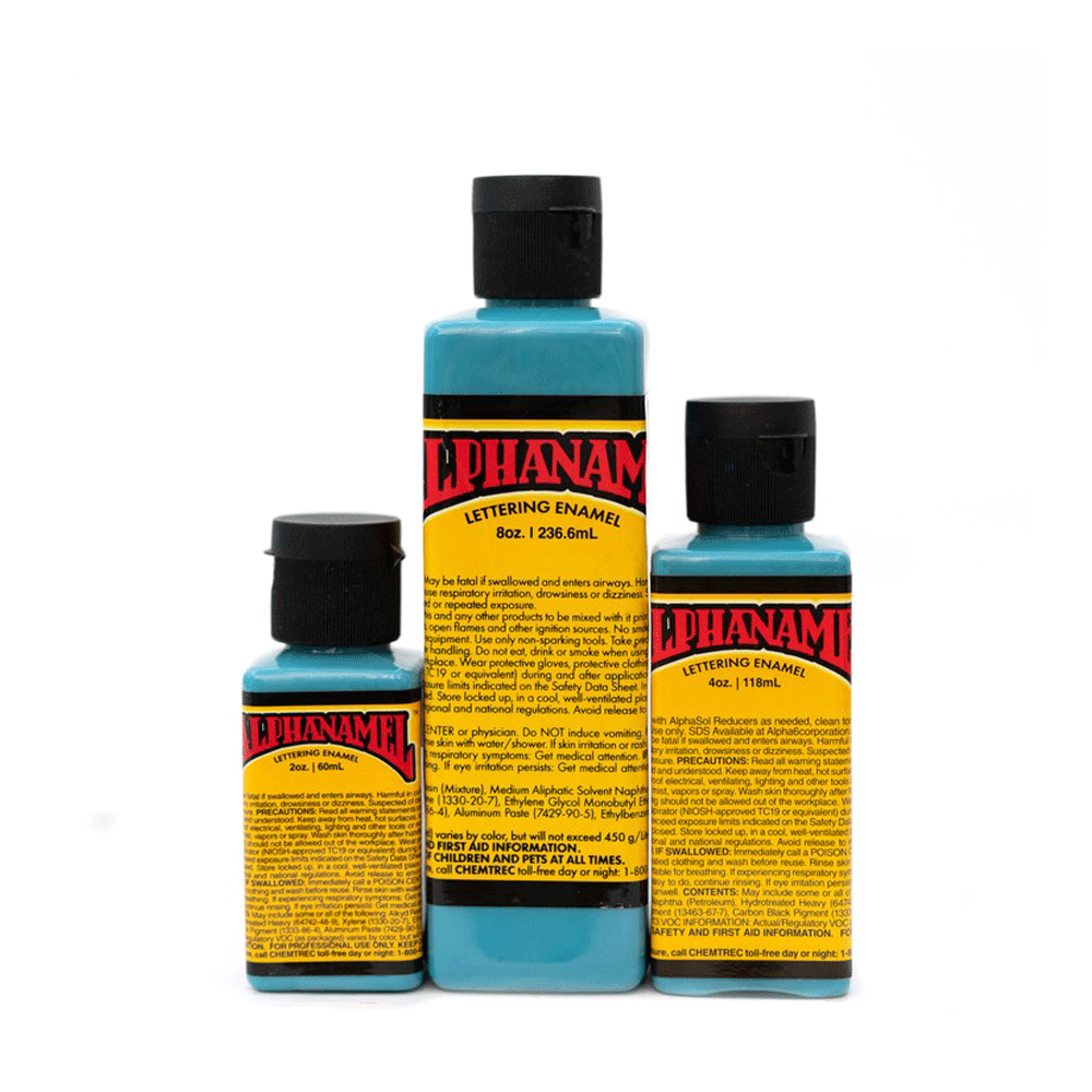 Light Teal Alphanamel Enamel Paint by Alpha 6 Corp