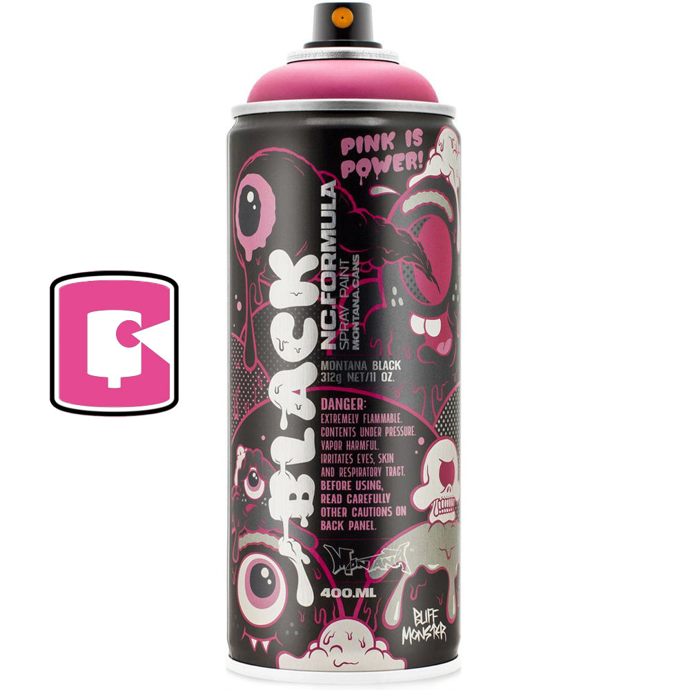 Buff Monster Montana Black Power Pink Collectors Spray paint