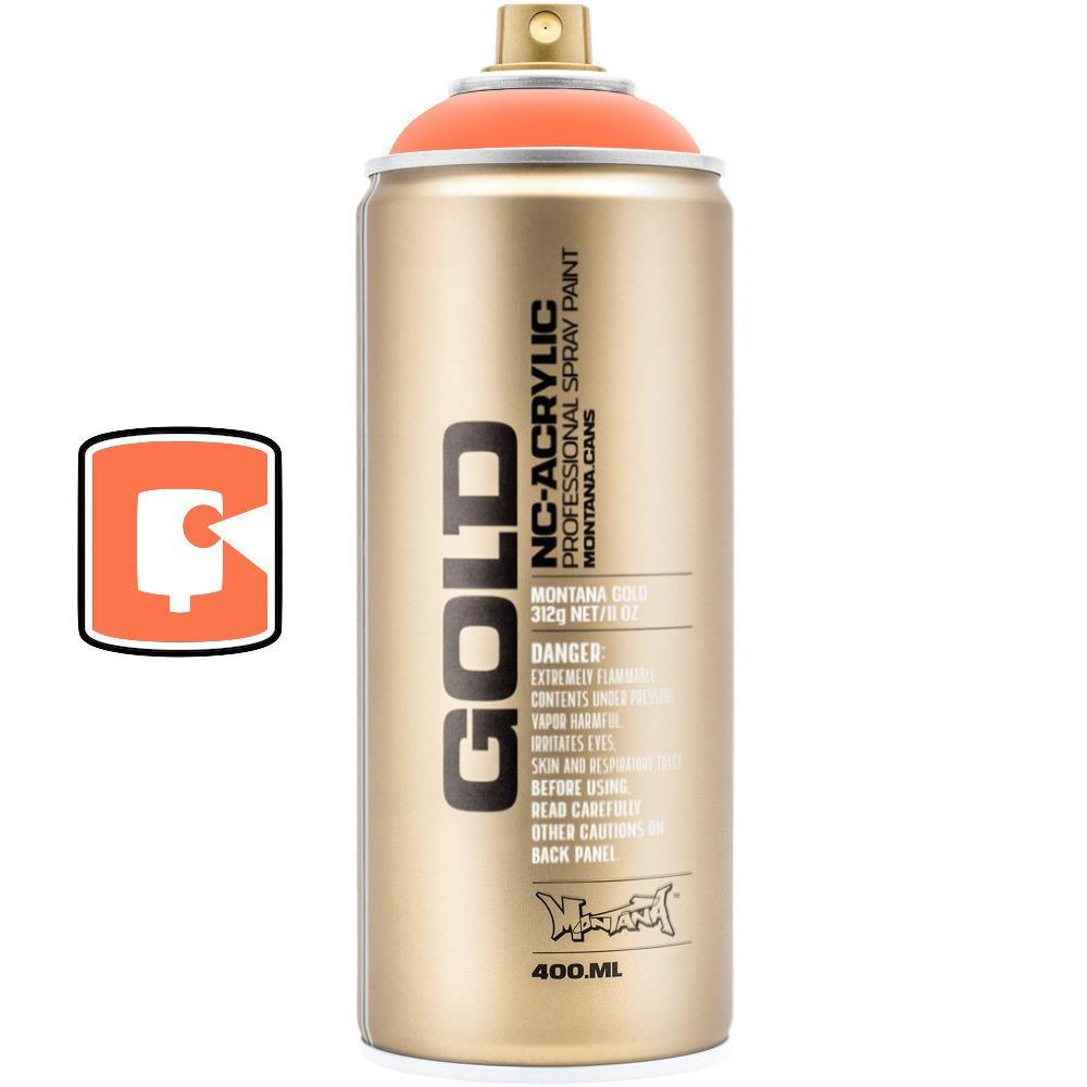 Power Orange-Montana Gold Fluorescents-400ML Spray Paint-TorontoCollective