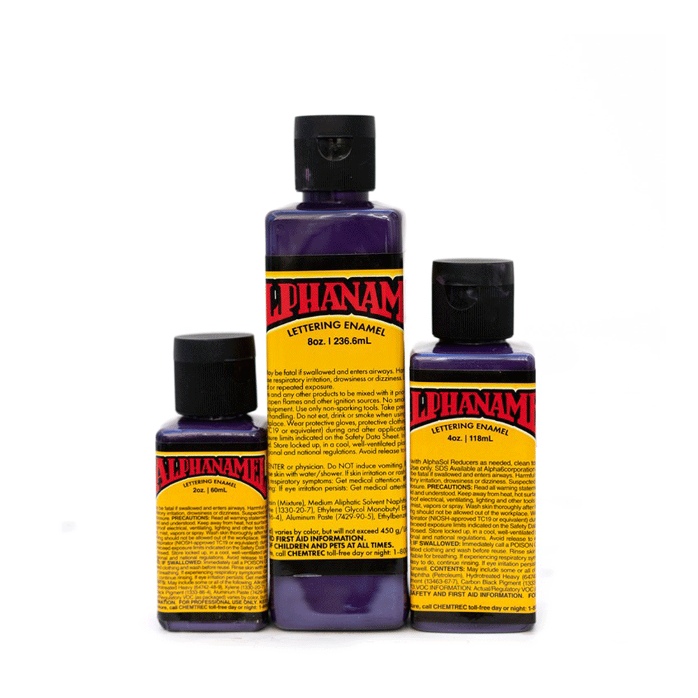 Alpha Purple Alphanamel Enamel Paint by Alpha 6 Corp