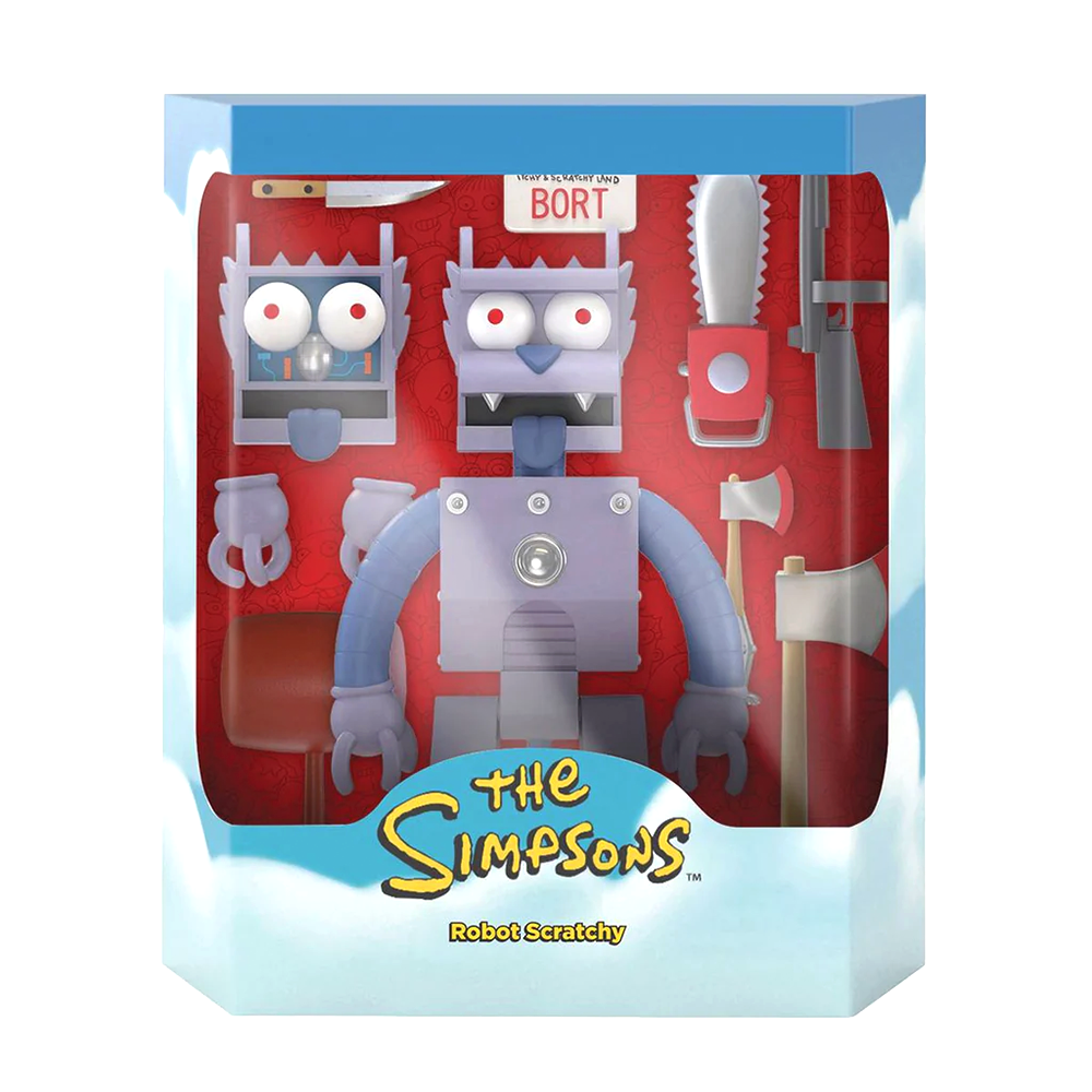 The Simpsons Robot Scratchy Ultimate Edition by Super7