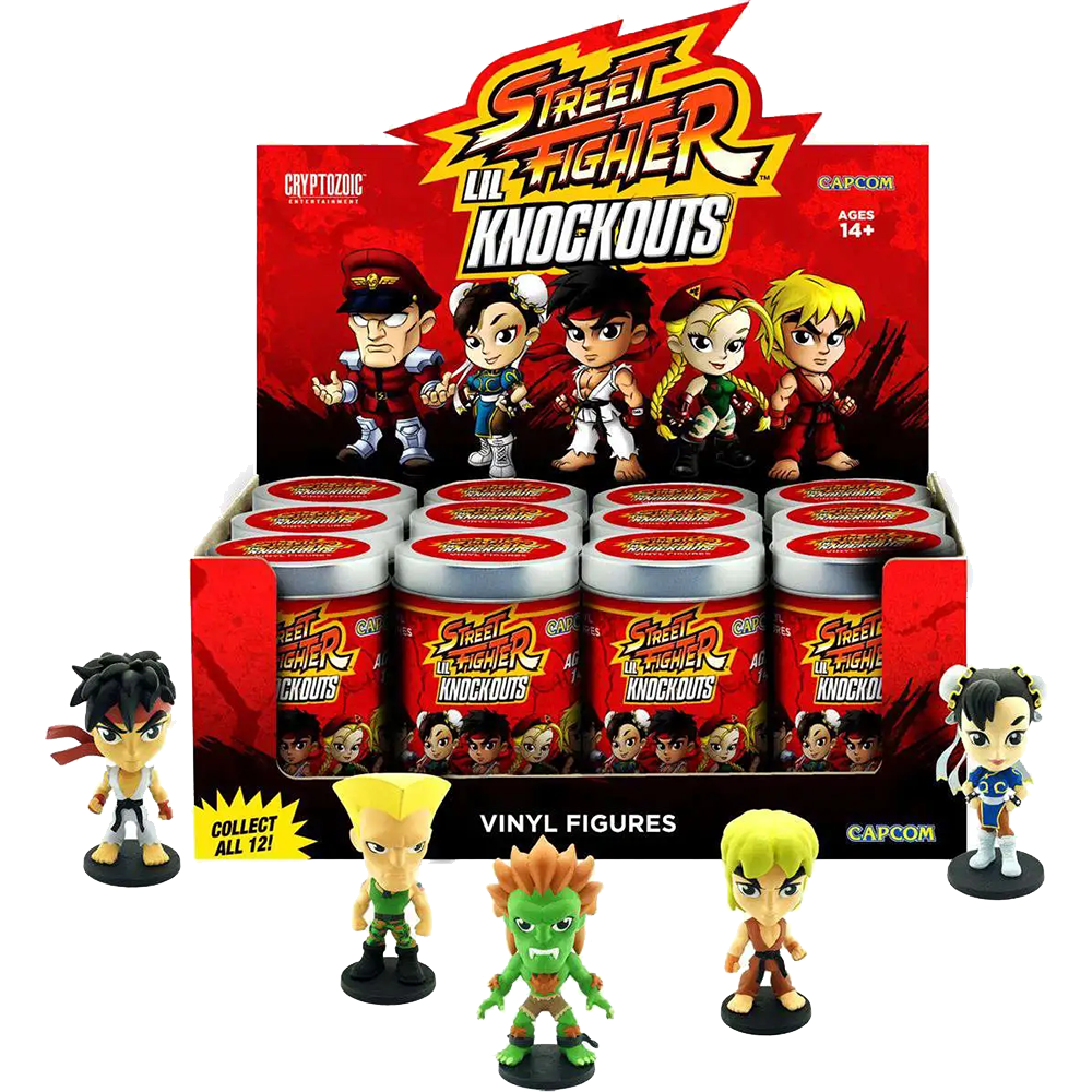 Street Fighter Lil Knockouts Mini Vinyl figures - Series 1 - by Cryptozoic