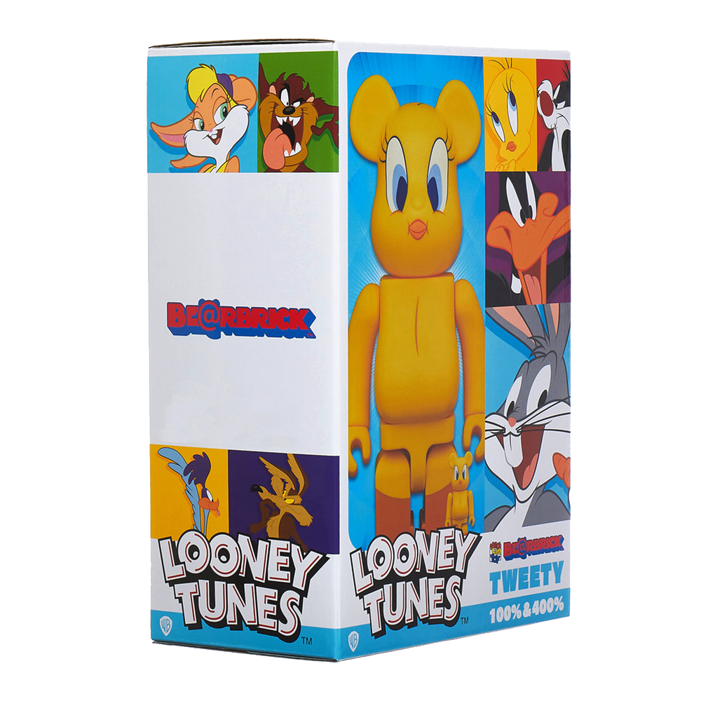 Tweety - Looney Tunes - 400% & 100% Bearbrick by Medicom Toy