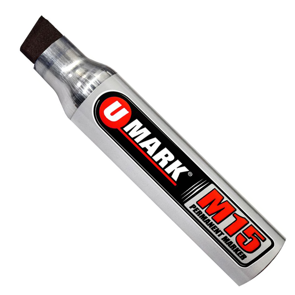 U-Mark M15 Extra Large Chisel Tip Permanent Marker