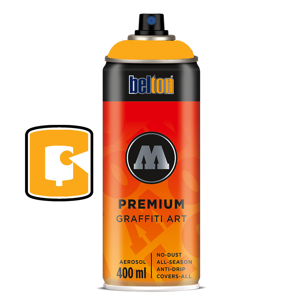#010 - Melon Yellow 400ML Molotow Premium Belton Spray Paint