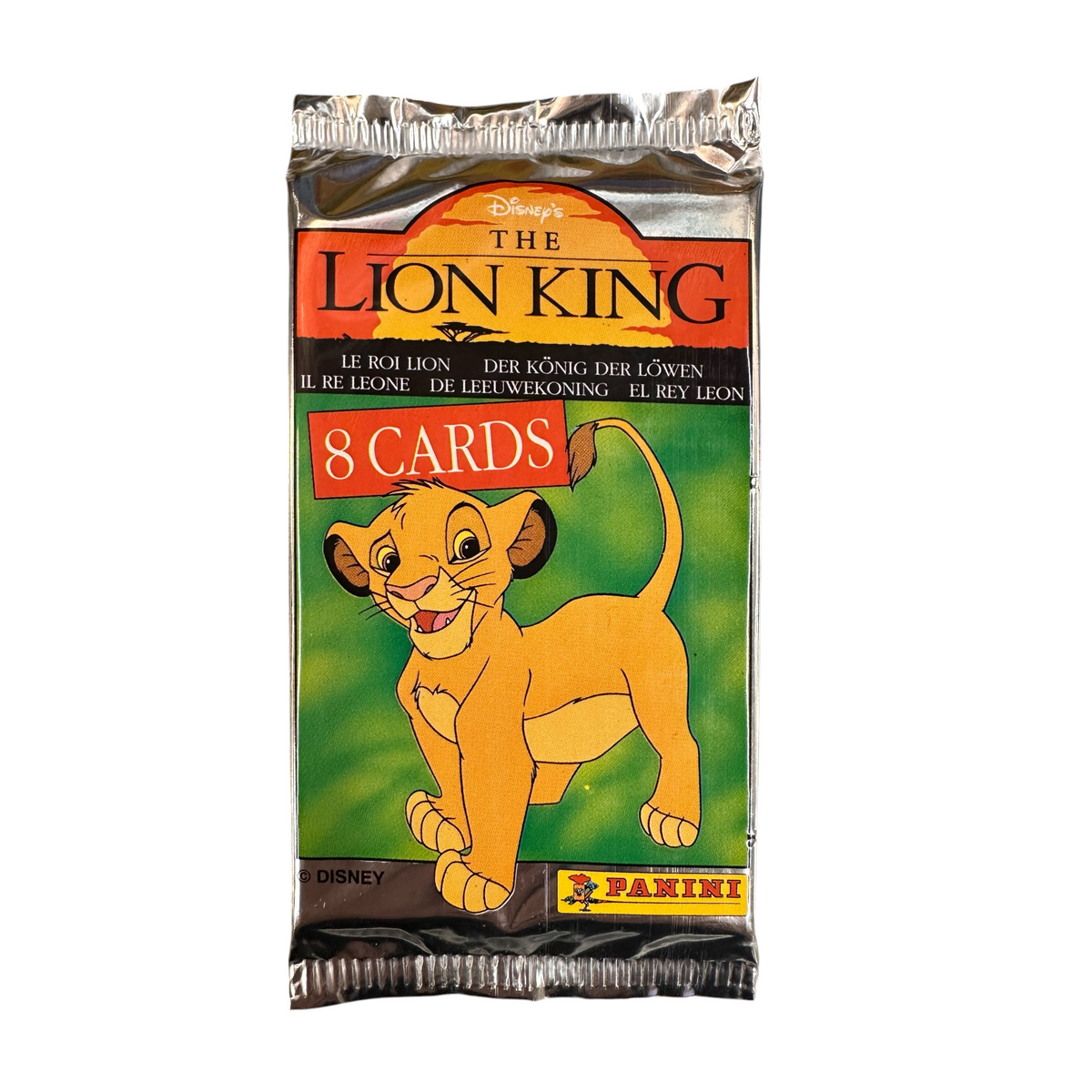 The Lion King The movie panini trading cards
