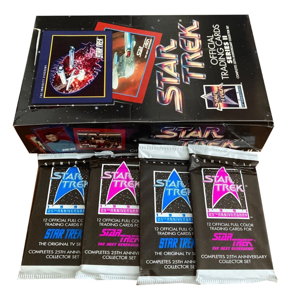 STAR TREK series 2 trading cards (Next generation & original Star Trek packs)