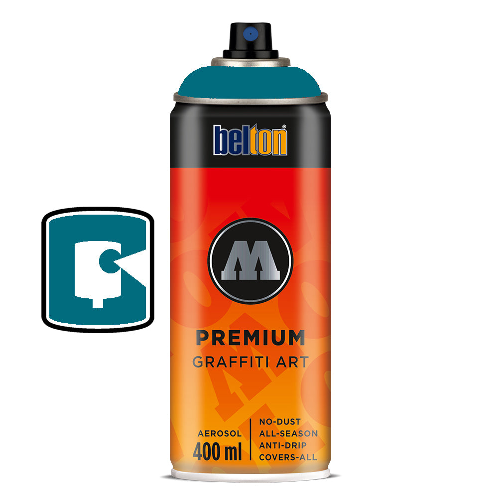 #112 Petrol Blue 400ML Molotow Premium Belton Spray Paint