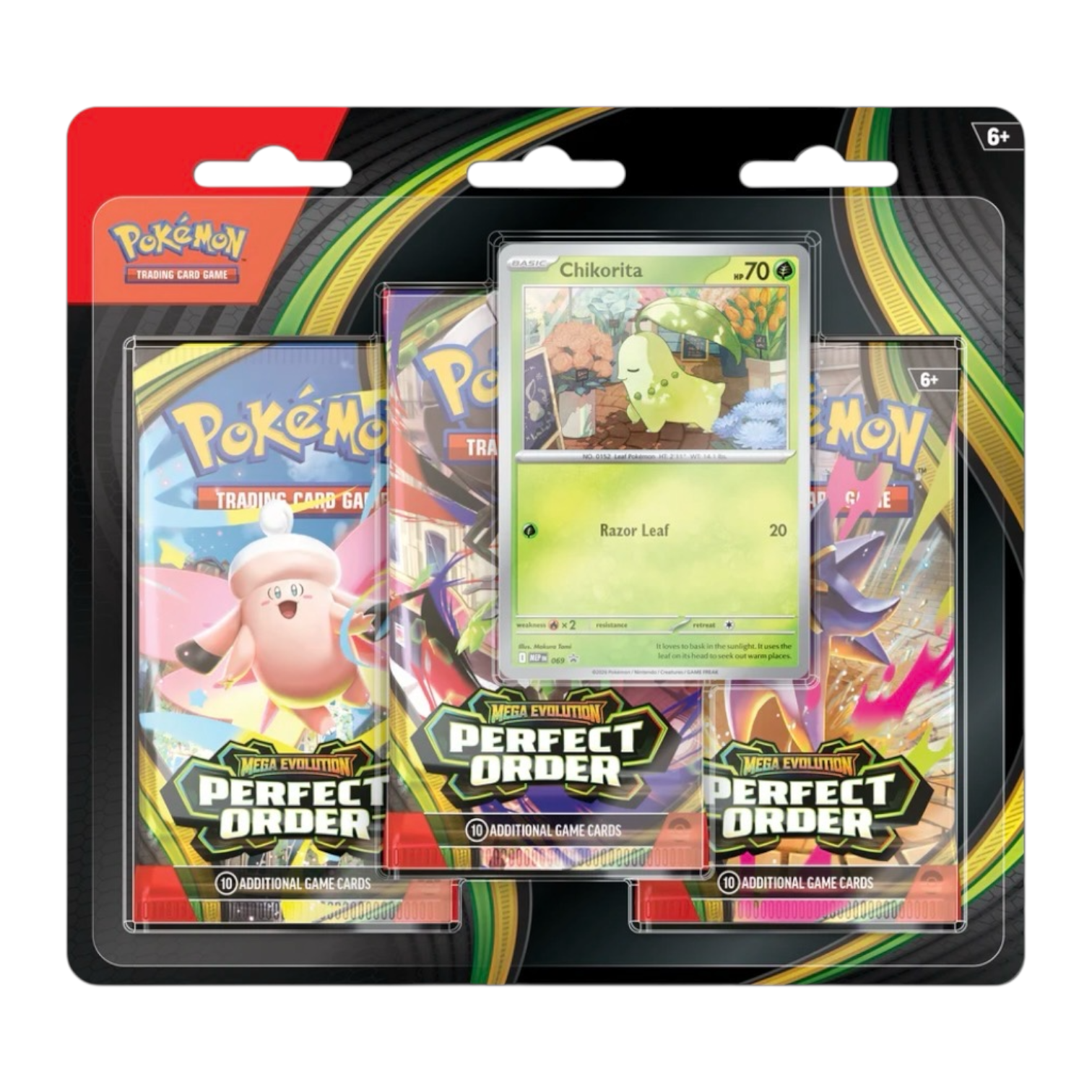 POKEMON - MEGA EVOLUTION - PERFECT ORDER - 3 PACK BLISTER