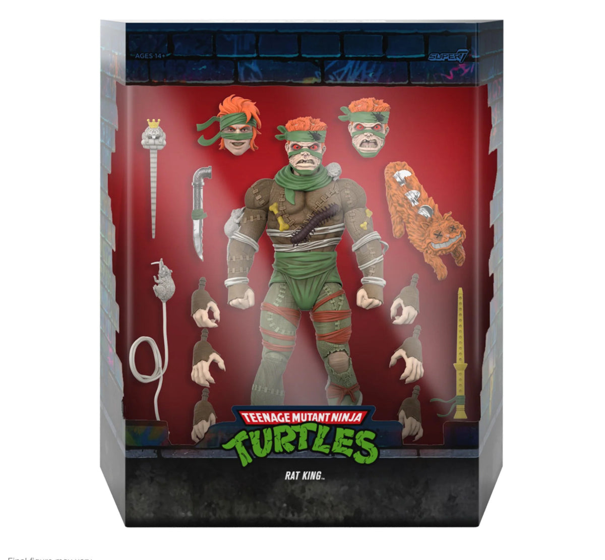 TMNT RAT KING WV11 SUPER 7 ULTIMATES