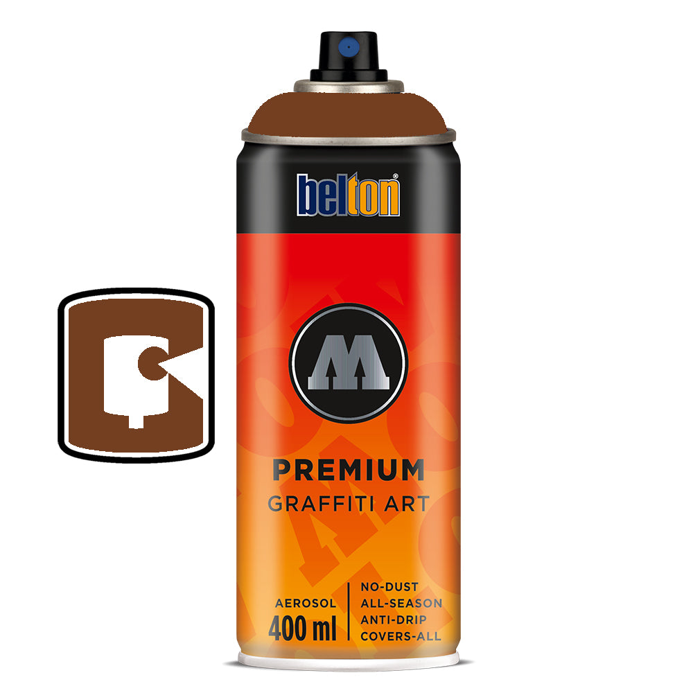 #206 Walnut 400ML Molotow Premium Belton Spray Paint