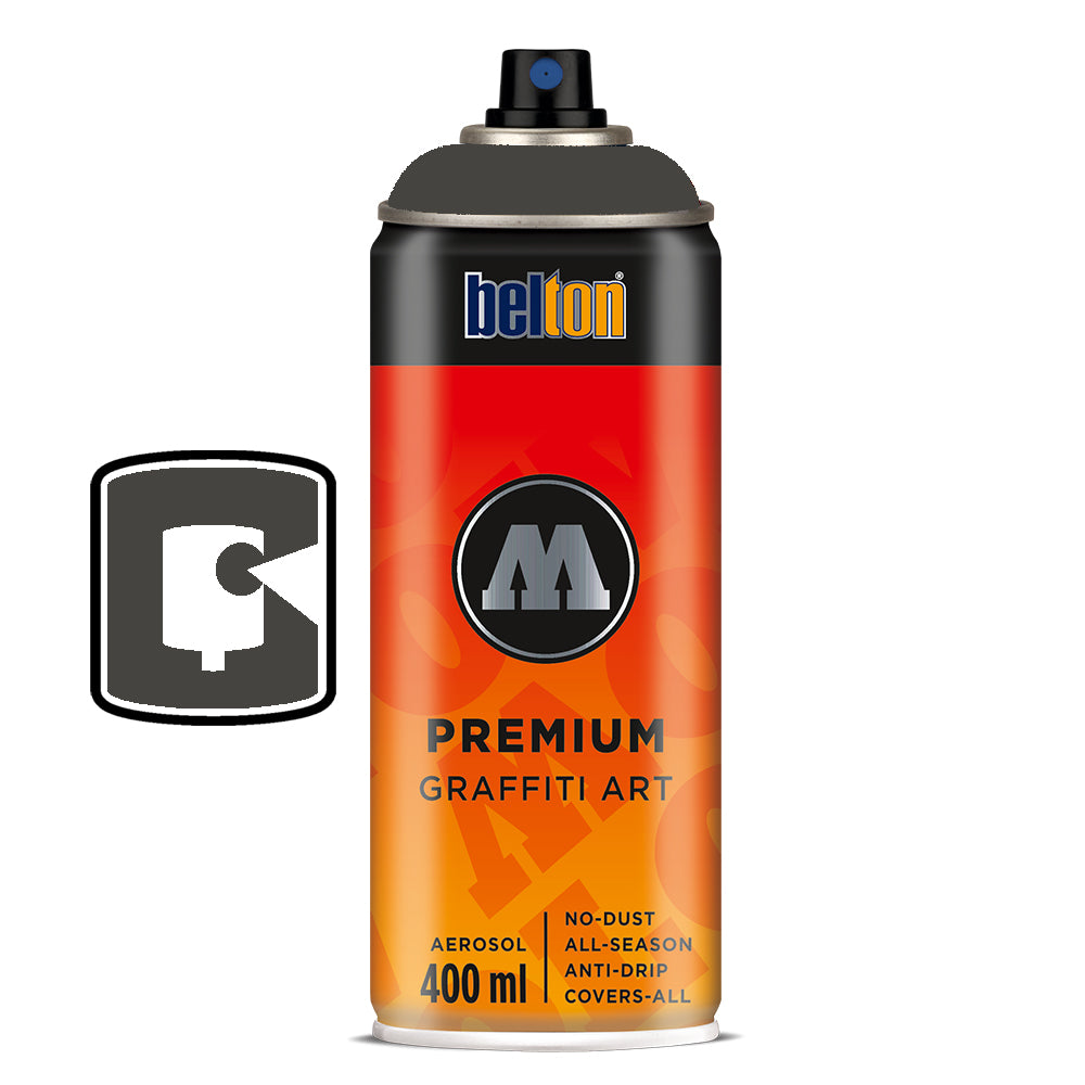 #215 Black Grey Neutral 400ML Molotow Premium Belton Spray Paint