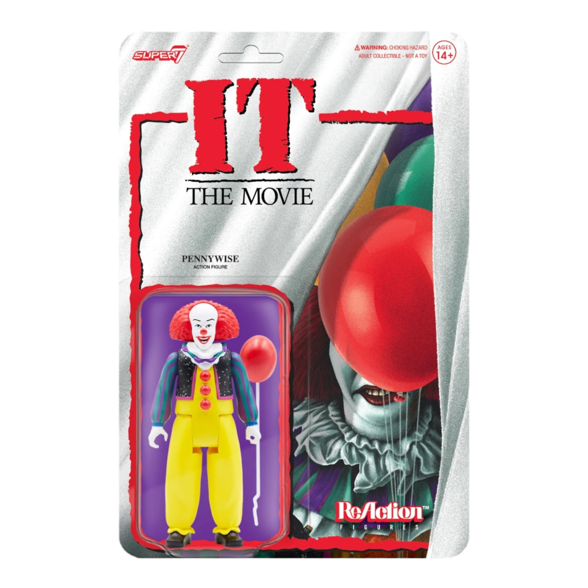 Super 7 IT Reaction Figure
Pennywise (Clown)