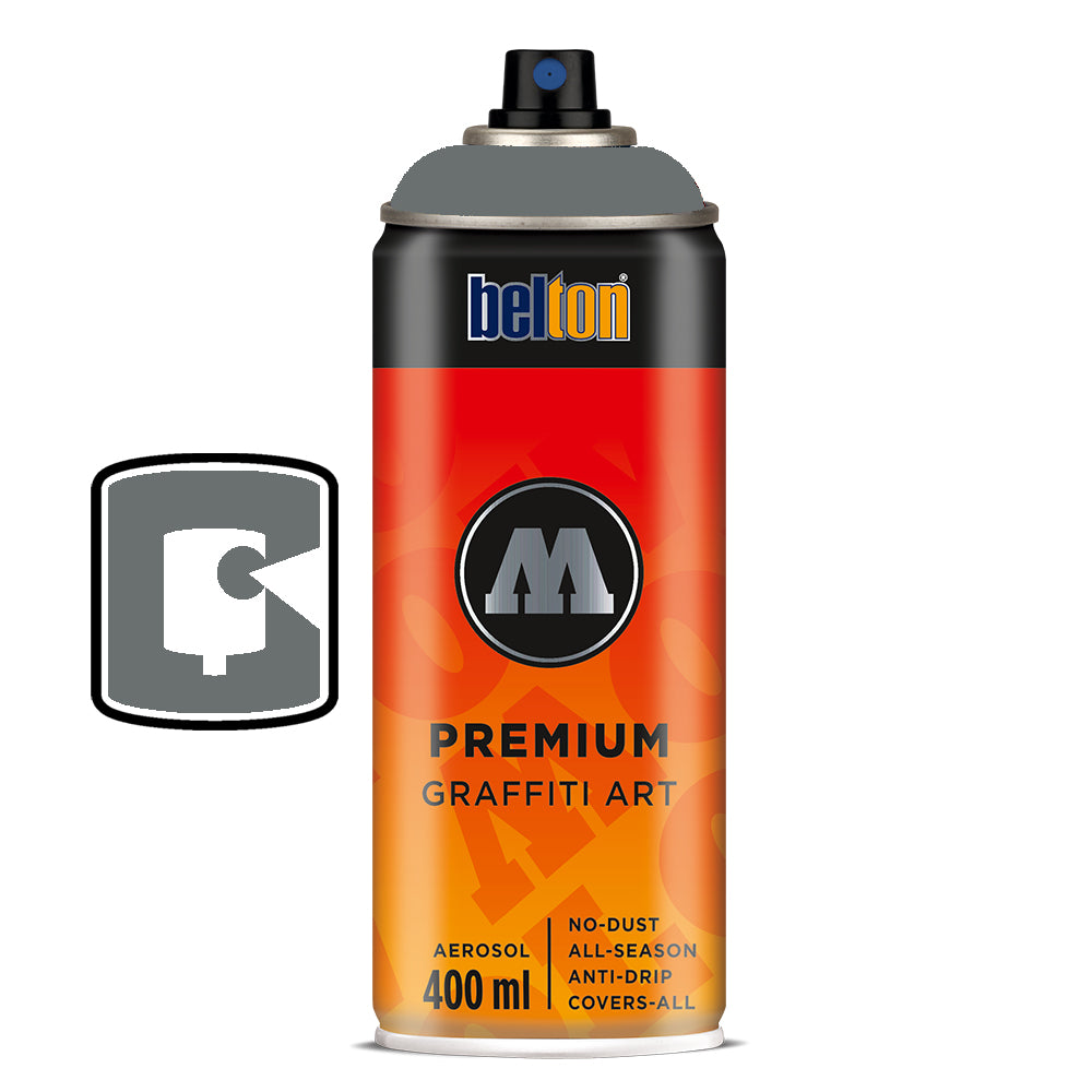 #219 Mouse Grey Neutral 400ML Molotow Premium Belton Spray Paint