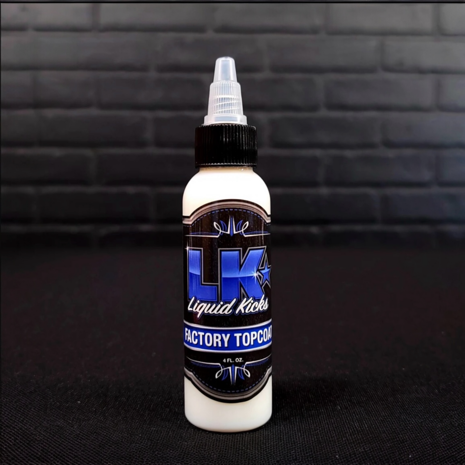 Top Coat Factory Finish 4oz Leather Sealer Liquid Kicks Shoes