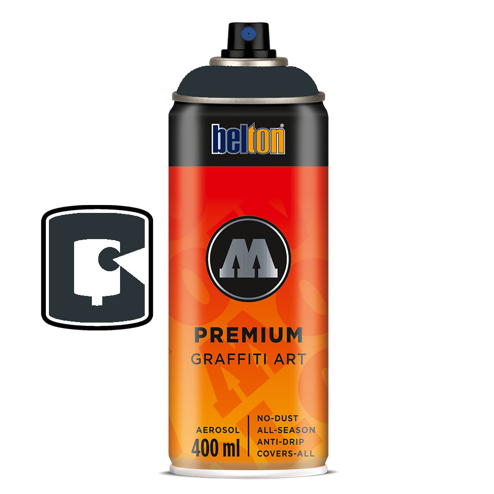#222-1 Anthracite Grey Dark 400ML Molotow Premium Belton Spray Paint