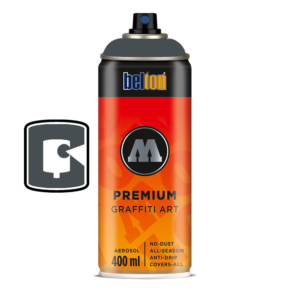#223-1 Anthracite Grey Middle 400ML Molotow Premium Belton Spray Paint