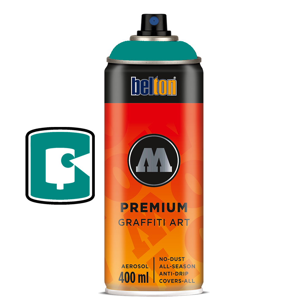 #244 - Transparent Lagoon Blue - 400ML Molotow Premium Belton Spray Paint