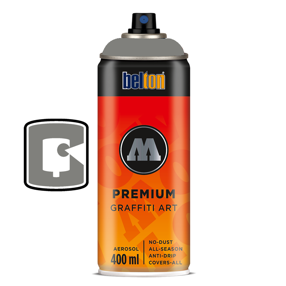 #250 - Transparent Middle Grey Neutral 400ML Molotow Premium Belton Spray Paint