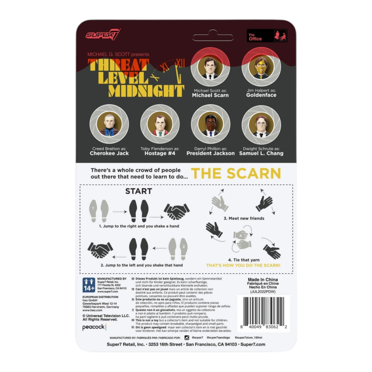 Super 7 The Office Darryl Jackson President Figure