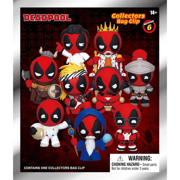 Deadpool Series 6 -  Blind Bag Figural Bag Clip