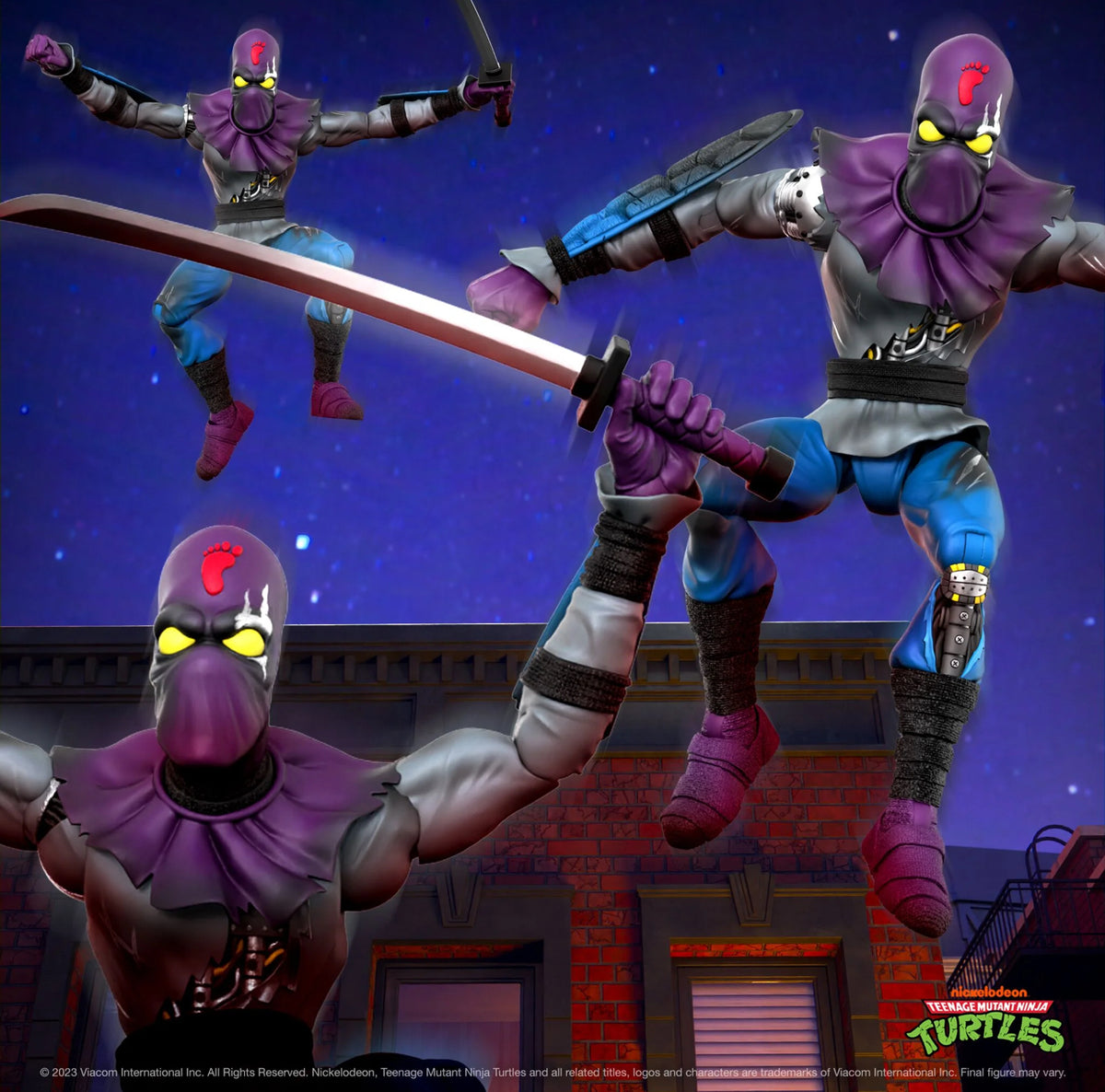 TMNT FOOT SOLDIER (BATTLE DAMAGED) WV11 SUPER 7 ULTIMATE