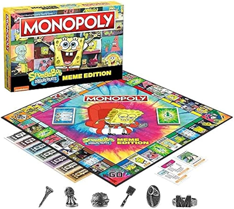 Spongebob Squarepants Meme Edition Monopoly