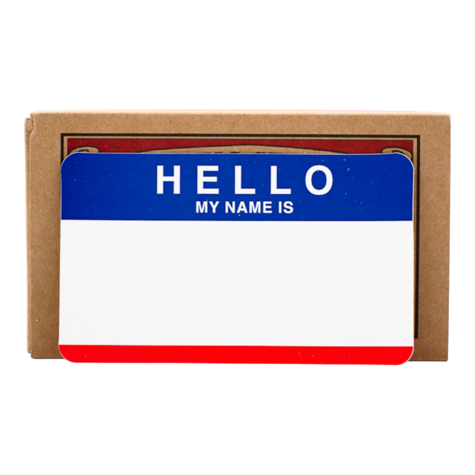 Eggshell 80pk stickers - Red/Blue Hello