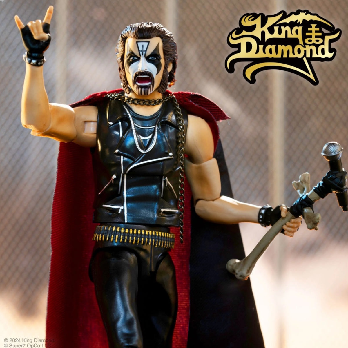 Super 7 King Diamond Deluxe Figure