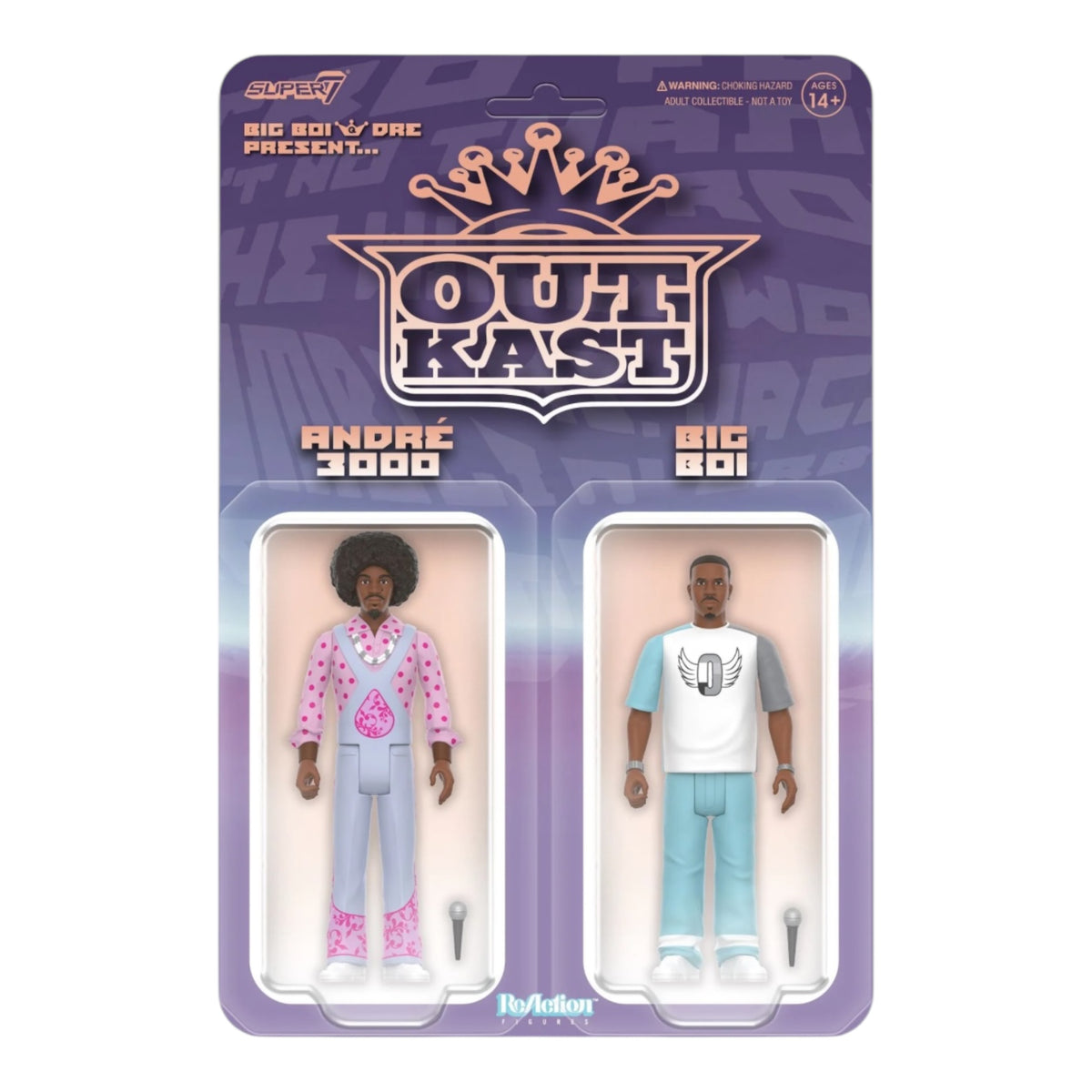 Super 7 OutKast ReAction 2 Pack Figure W3