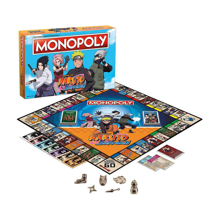Naruto Shippuden Monopoly Board Game