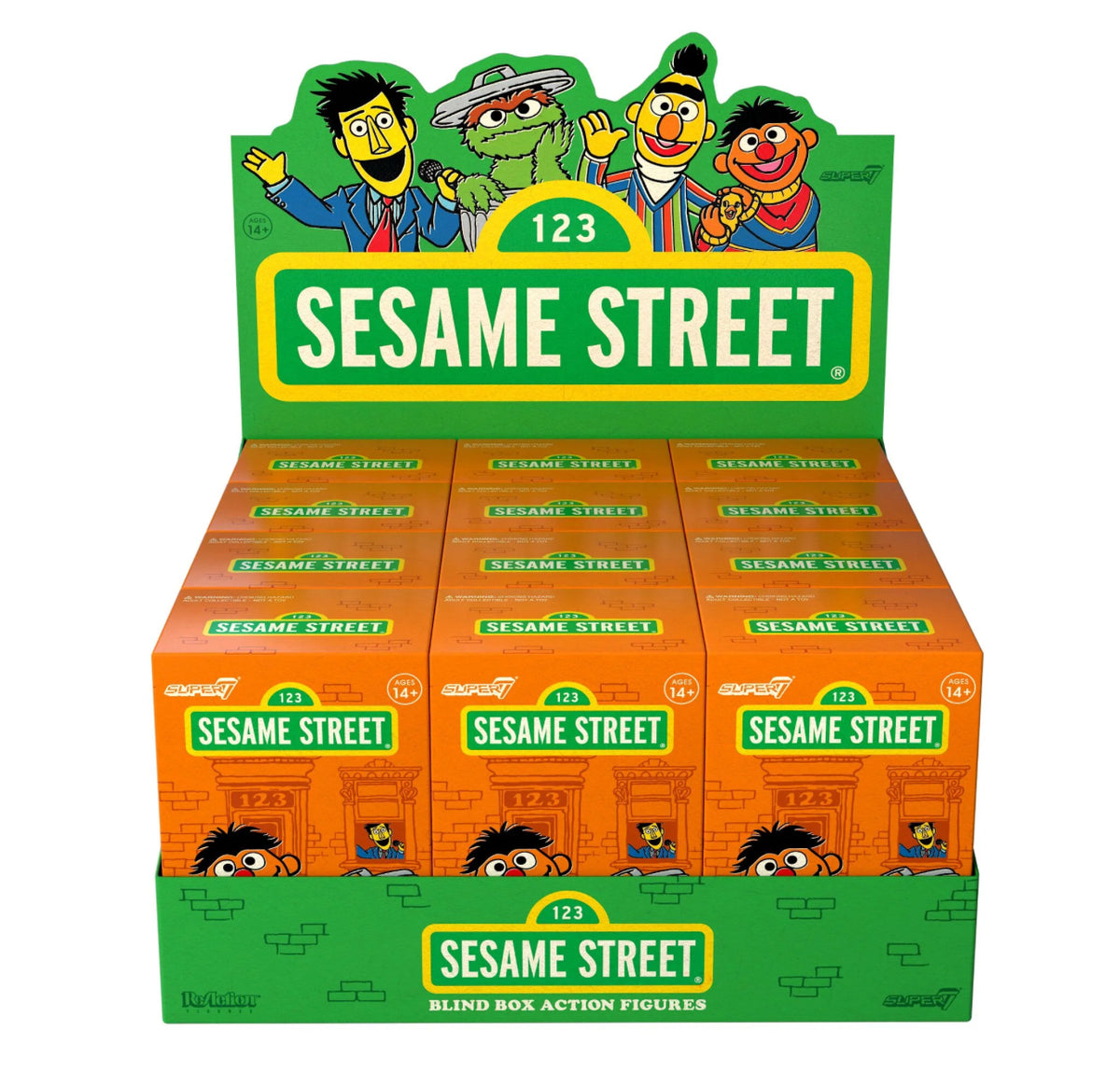 SEASAME STREET BLIND BOX WAVE 3 SUPER7
