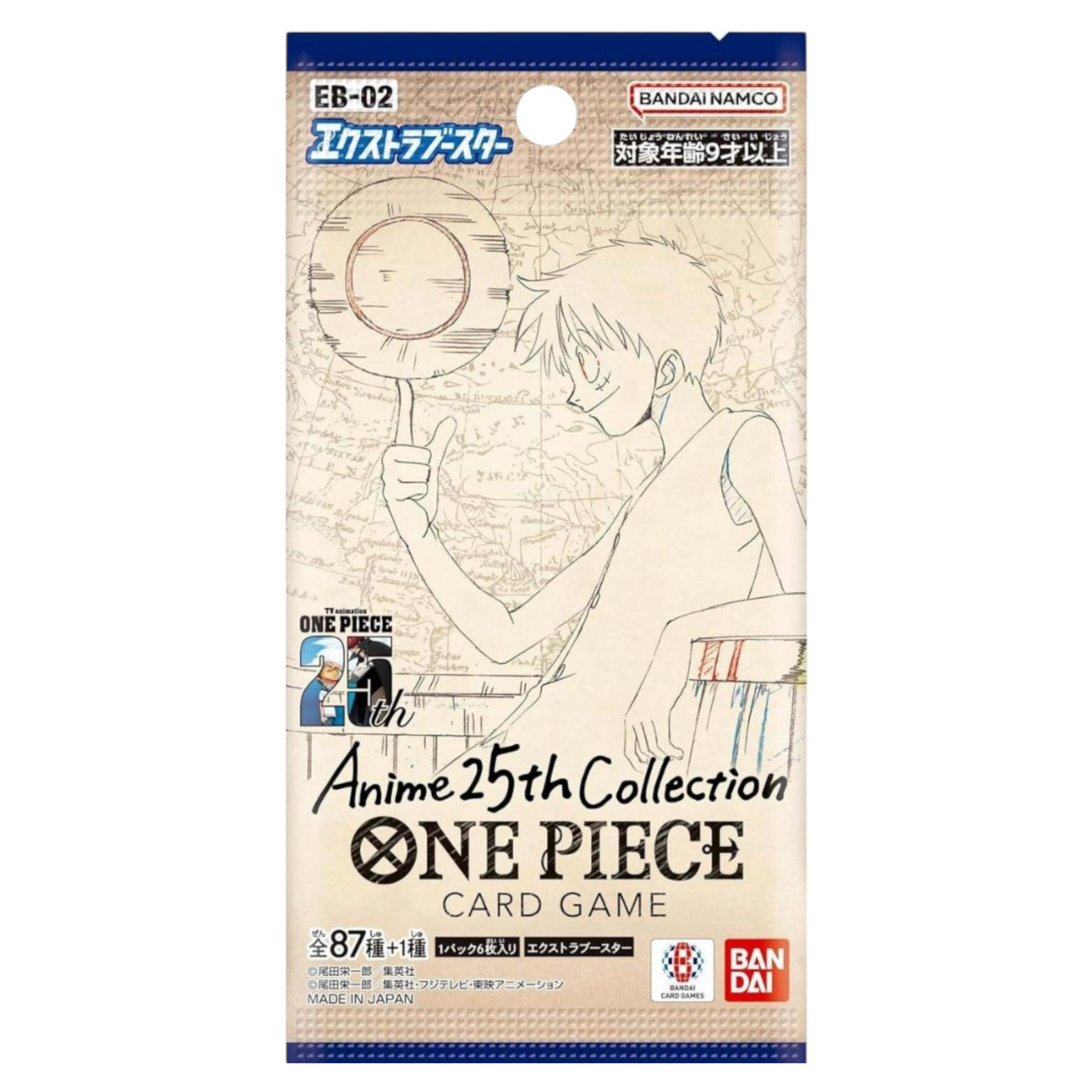 One Piece Card - EB-02 Bandai card game Japanese Animen25th Collection