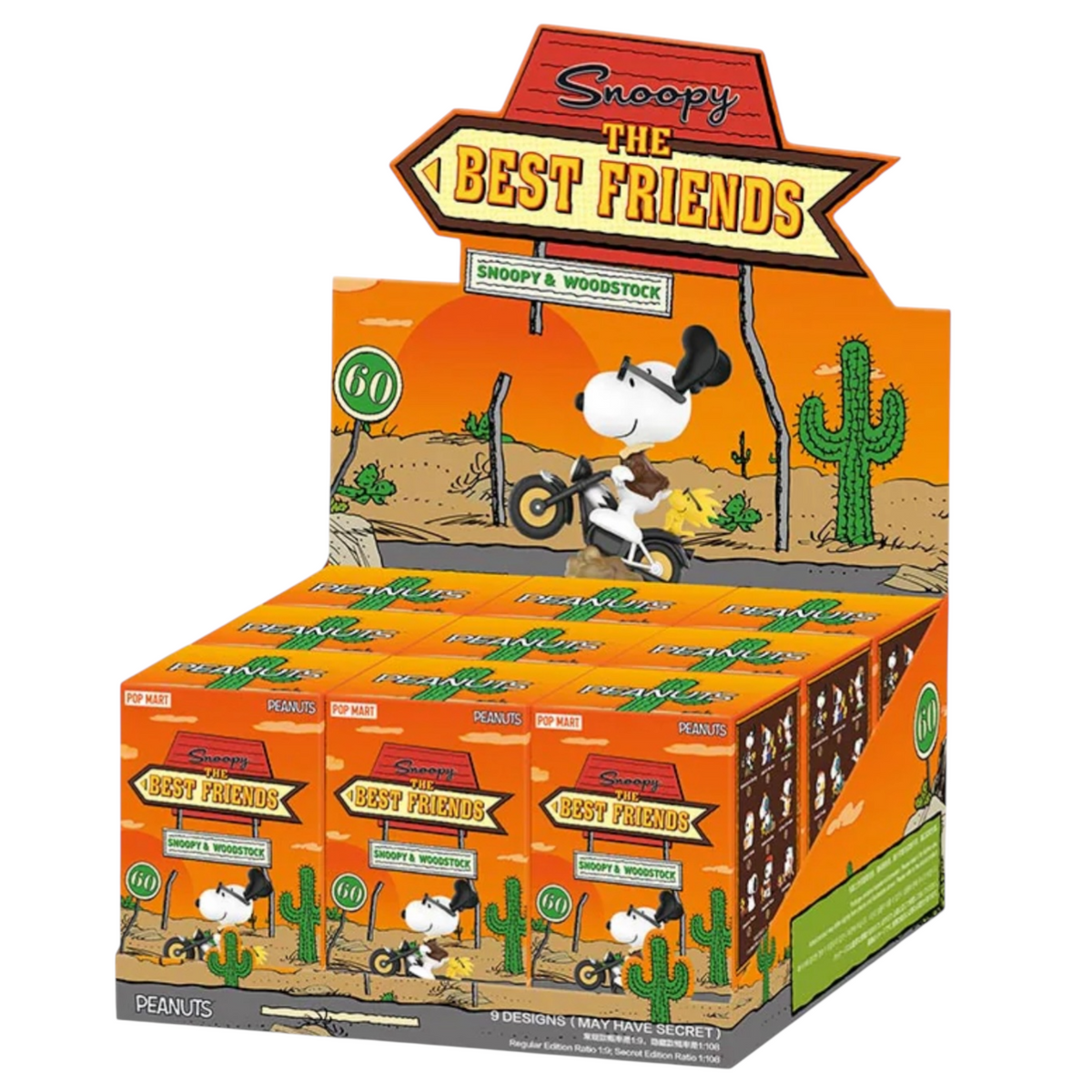 SNOOPY - THE BEST FRIENDS (Snoopy &amp; Woodstock) Peanuts Pop Mart