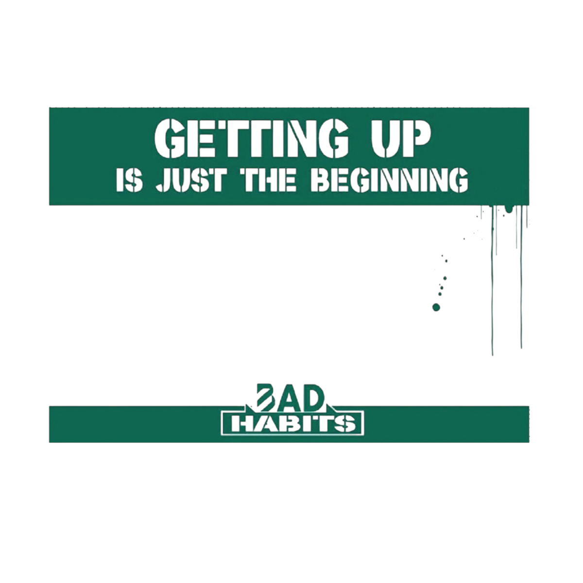 Eggshell 50pk stickers - getting up (Running blanks