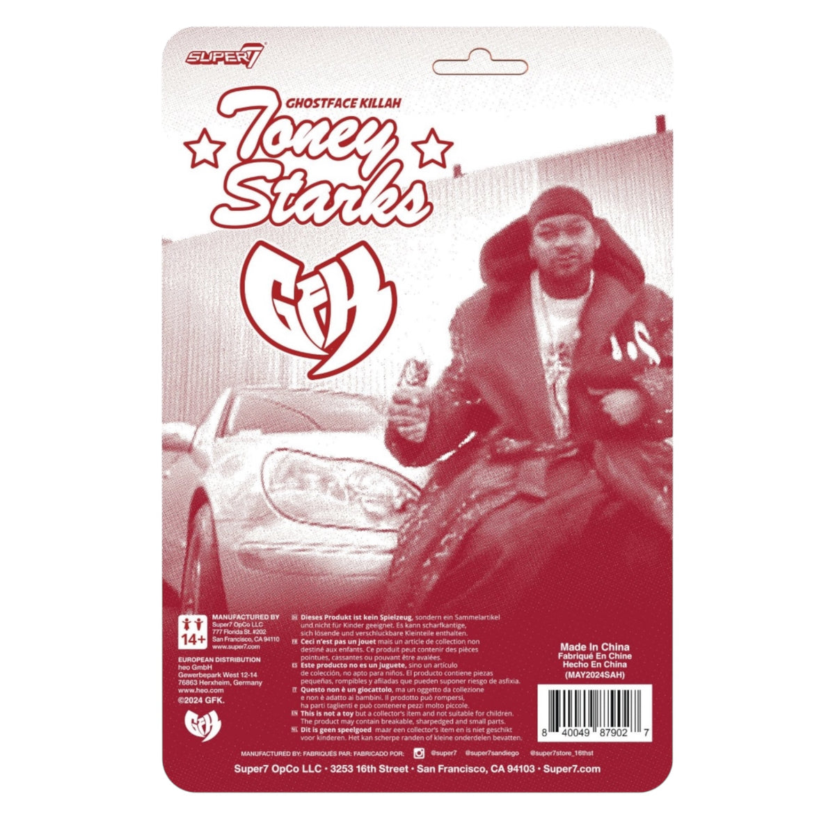 S7 GHOSTFACE KILLAH (TONEY STARKS) REACTION FIGURE