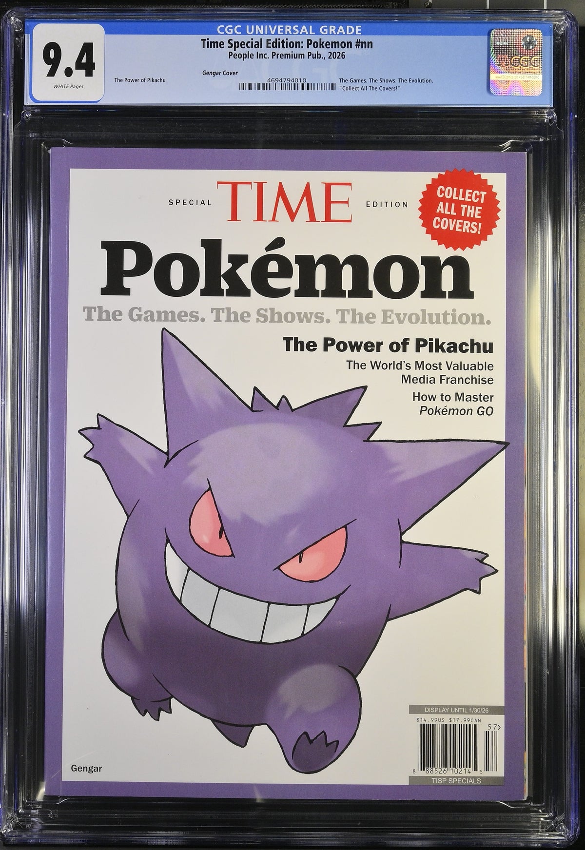 TIME Magazine - Pokemon Gengar (9.4)